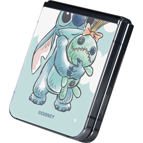 Disney Lilo and Stitch Stitch and Scrump Galaxy Z Flip5 5G Skin